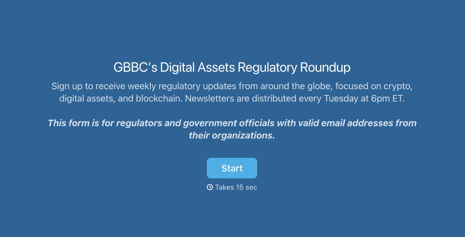 Regulatory Roundup Newsletter
